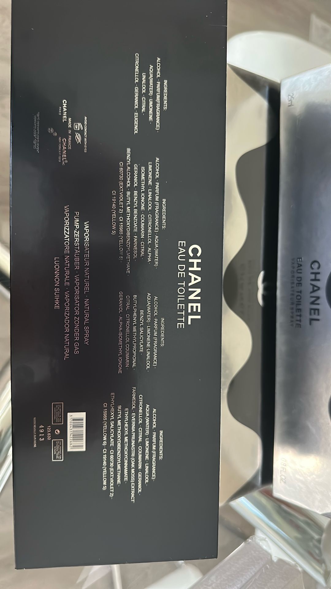 Men’s 4 Pc Chanel Cologne Set