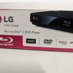 LG DVD Player Blu Ray Disc BP125 New In Box