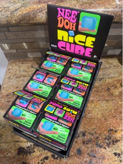 Lot Of (12) Full Case NeeDoh Nice Cube Display All 3 Colors