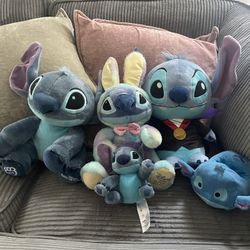 Disney Stitch Plush lot 