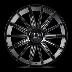 24X10 DOLCE MIRELLI Gloss Black Wheels
