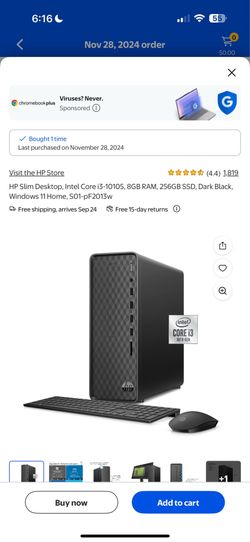 Hp slim desktop