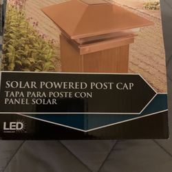 Solar Powered Post Cap