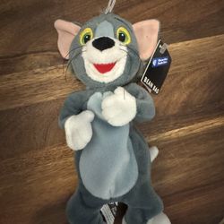 Vintage 1998 Warner Bros Tom The Cat 10 Inch Plush