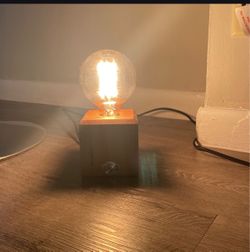 Desk Lamp with Edison Bulb