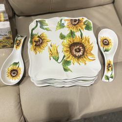 Sunflower 🌻 Plates Napkins 