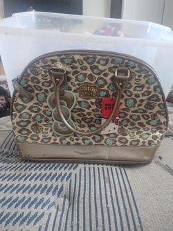 Hello Kitty Leopard Print Dome Handbag