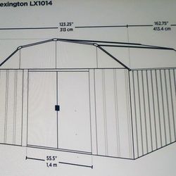 New Arrow Lexington 10 X 14 Foot Storage Shed