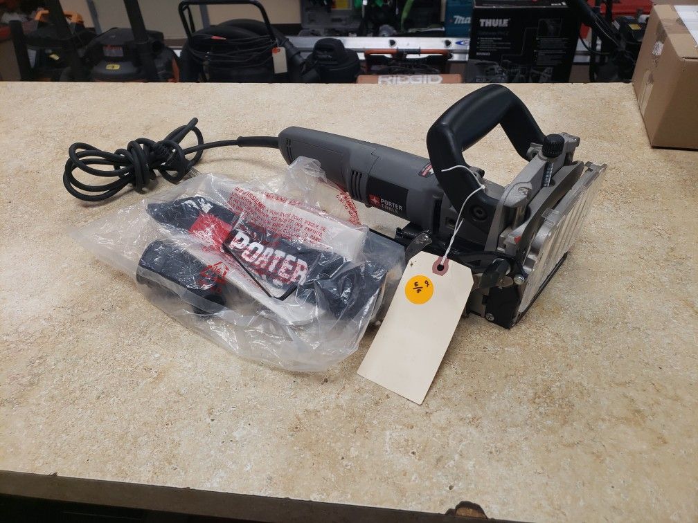 Porter Cable Plate Joiner 557 With Dust Bag And Manual