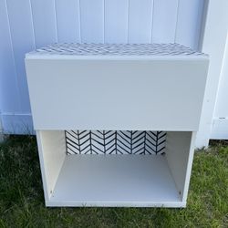 IKEA single nightstand / side table with drawer