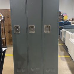 72" Tall Staff Locker with Shelves and Hooks Steel Sports Locker for Office Home School Gym Garage, Metal Locker Locking Storage Lockers for Employees