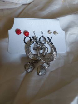 3 Sets Of Cute Earrings