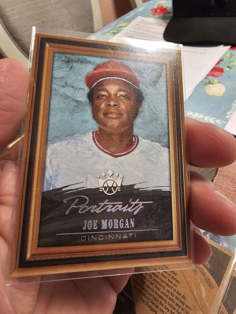 Cincinnati Reds Joe Morgan '18 Panini Diamond Kings Portraits Insert Baseball Card