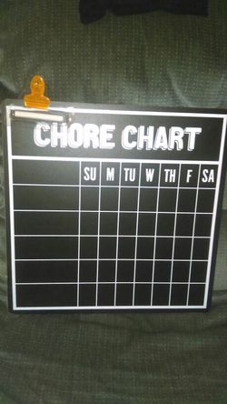 Chalk board chore chart 10.00