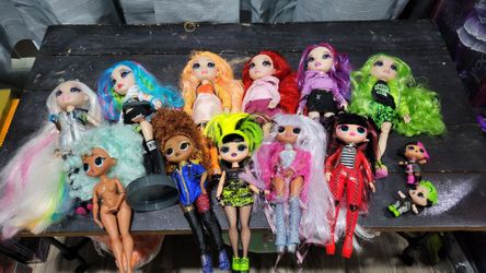 Rainbow high and omg lol loose dolls