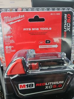 Milwaukee M18 Red Lithium XC5.0 Battery - 40% Off