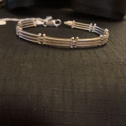 Sterling silver 7 1/2 inch bracelet