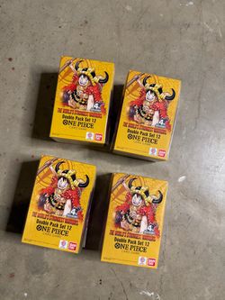 One Piece 17 Card Game Double Pack Set 12 x4