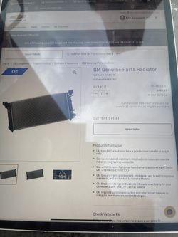 Tahoe Radiator Brand New