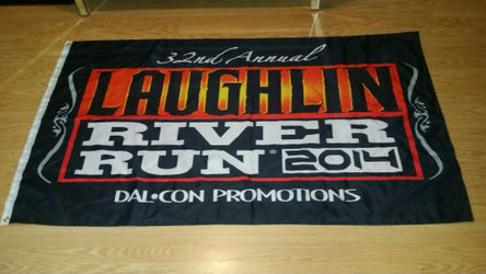 Laughlin river run banber/flag...59x35...great in a mancave