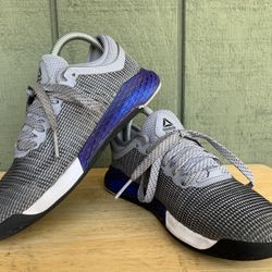 Reebok Crossfit Nano Lace Up Grey Athletic Sneaker Shoes 1Y3501 Mens Size 4