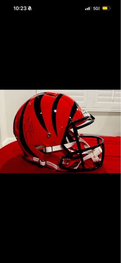 Joe Burrow Bengals Replica Full Size Autographed Helmet Fanatics COA