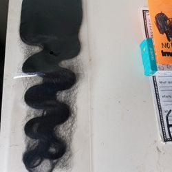 20" Brazilian Closure With Baby Hairs