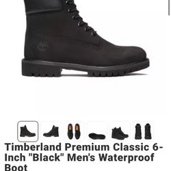 Brand New Timberland Boots – Black (Men’s 8.5 / Women’s 10)