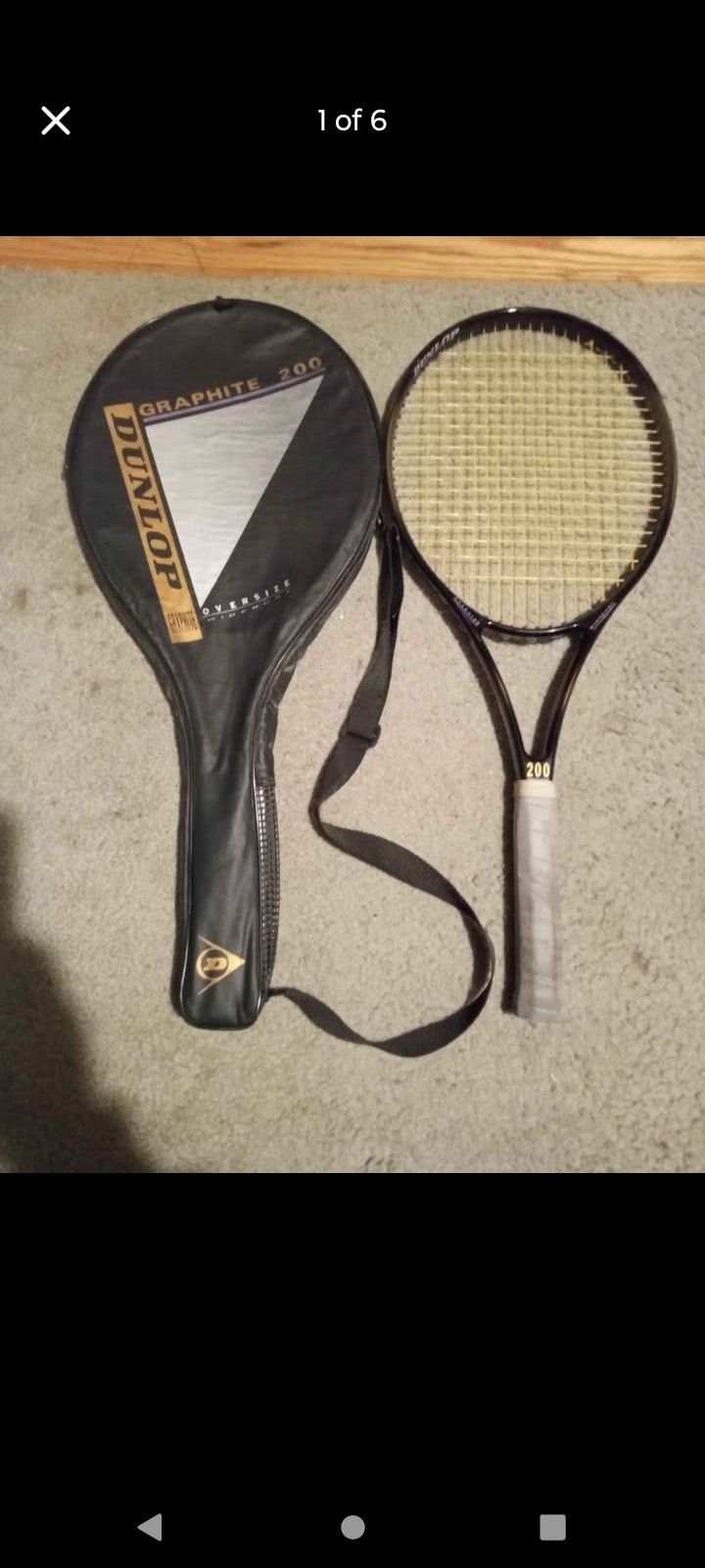 Dunlop Graphite 200 Tennis Racket And Cover