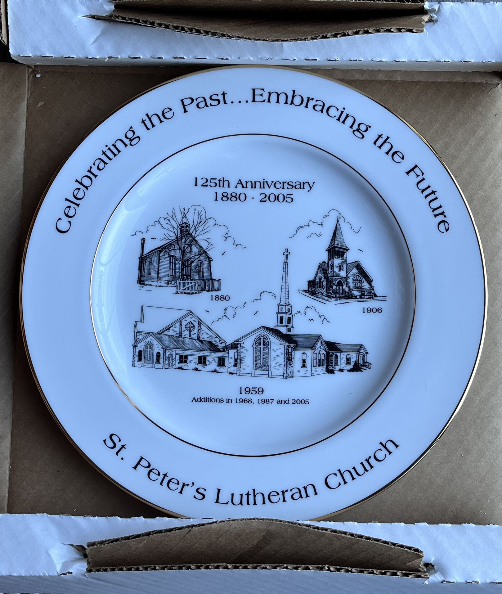 Saint Peter’s Lutheran Church Lancaster, PA Plate