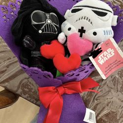 Star Wars Storm Trooper & Darth Vader Plush Bouquet