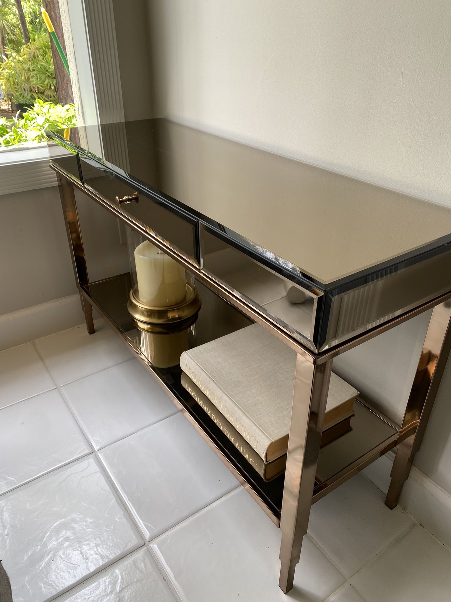 Mirrored Sofa Table