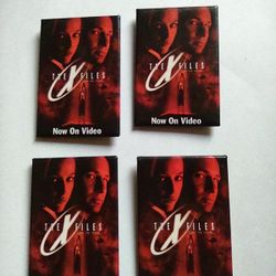 (4)  X-FILES Lapel Pins