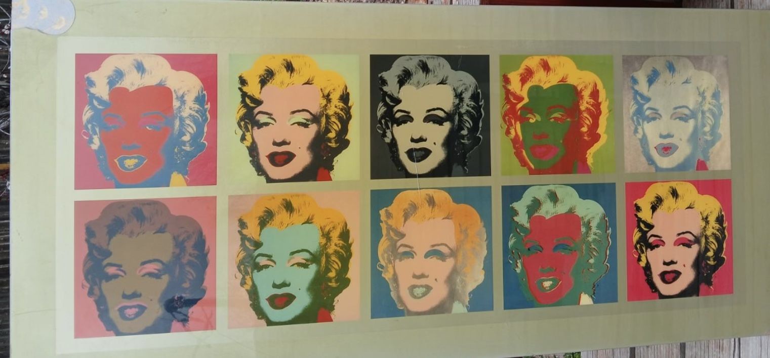 58 1/2  INCHES WIDE VERY LARGE MARILYN MONROE 