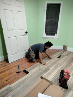 Install Plank Flooring