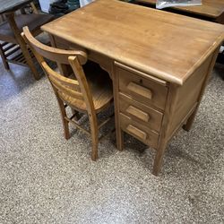 1940’s Child’s Desk and Chair