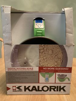 Kalorik Digital Kitchen Scale With Volume Calculation