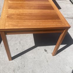 Mid Century Ansager Mobler Extending Leaf Dinning Table 