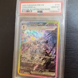 Prismatic Evolutions PSA 10 CERULEDGE 