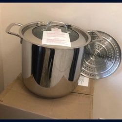 Olla de 40 cuartos con parrilla por