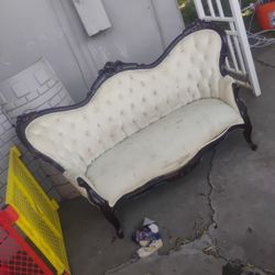 Victorian Carved Rosewood "Rosalie" Sofa