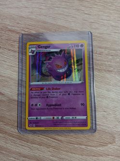 Pokémon Gengar Holo Rare Card 085/202