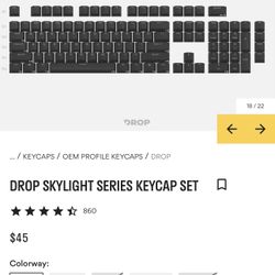 Drop Skylight PBT Keycaps