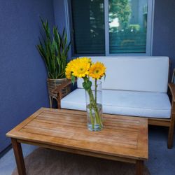 Patio Loveseat And  Coffee Table Set