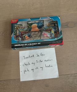 Pokemon Snorlax Ex & Blissey Ex Special Collection Box (NEW & SEALED)