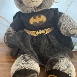 Build a Bear Batgirl Superhero Batman Teddy DC Comics 16in.