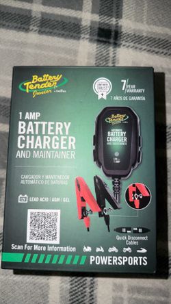 Battery tender junior, 1 AMP battery charger and maintainer
