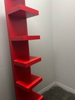 RED shelving shelfs shoe-rack closet storage