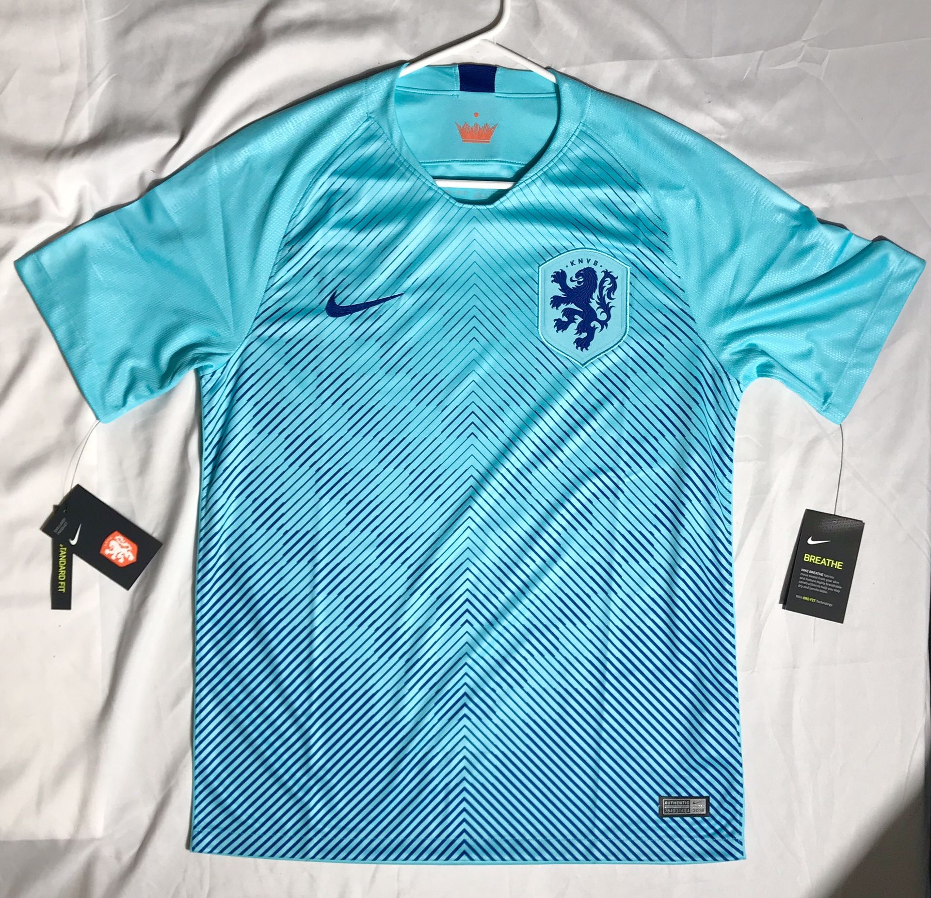 Nike Netherlands Soccer Jersey Nike Netherlands 18/19 Away Stadium