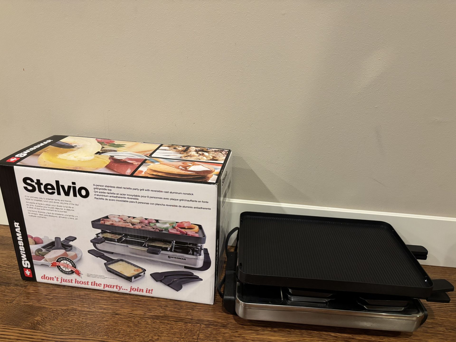 Swissmar Stelvio 8-Person Raclette Party Grill – ($175 + Tax Retail)